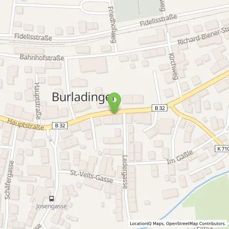 Standortübersicht der Tankstelle inno2grid GmbH in 72393 Burladingen