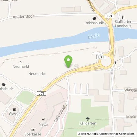 Standortübersicht der Tankstelle Stadtwerke Staßfurt GmbH in 39418 Staßfurt