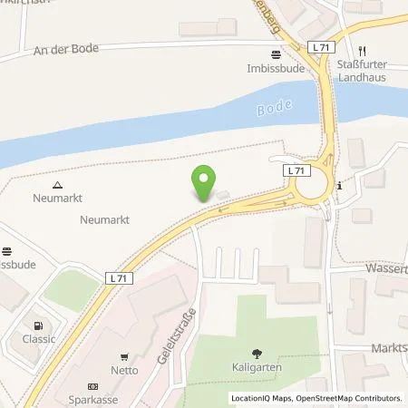 Standortübersicht der Tankstelle Stadtwerke Staßfurt GmbH in 39418 Staßfurt