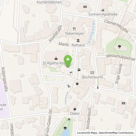 Standortübersicht der Tankstelle Gemeinde Mettingen in 49497 Mettingen