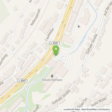 Standortübersicht der Tankstelle Stadtwerke Suhl/Zella-Mehlis GmbH in 98527 Suhl