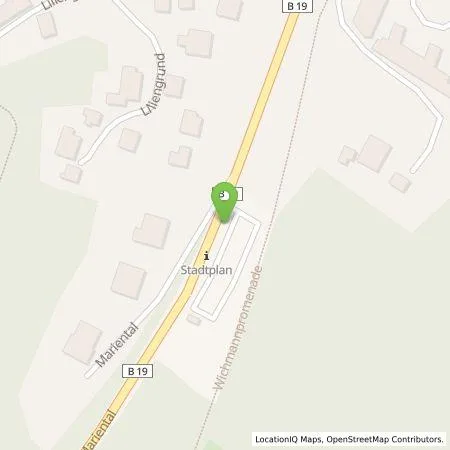 Standortübersicht der Tankstelle Eisenacher Versorgungs-Betriebe GmbH in 99817 Eisenach