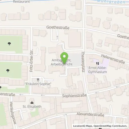 Standortübersicht der Tankstelle Eisenacher Versorgungs-Betriebe GmbH in 99817 Eisenach