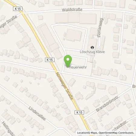 Standortübersicht der Tankstelle Klever Versorgungsbetriebe GmbH in 47533 Kleve