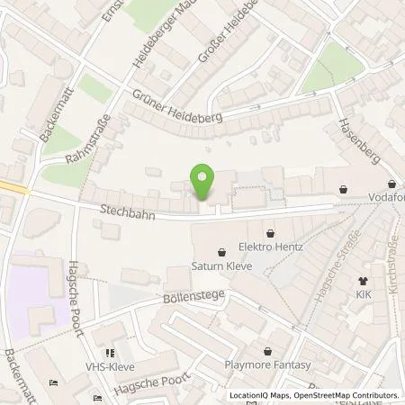 Standortübersicht der Tankstelle Klever Versorgungsbetriebe GmbH in 47533 Kleve