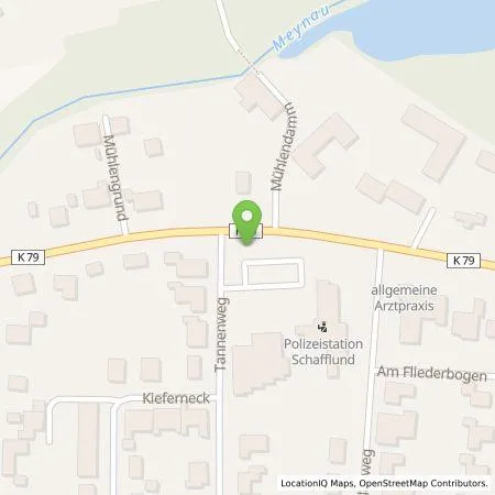 Standortübersicht der Tankstelle Gemeinde Schafflund über Amt Schafflund in 24980 Schafflund