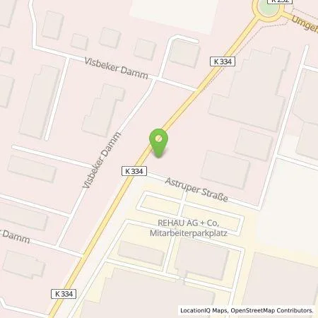 Standortübersicht der Tankstelle Feldhaus Energie GmbH & Co. KG in 49429 Visbeck