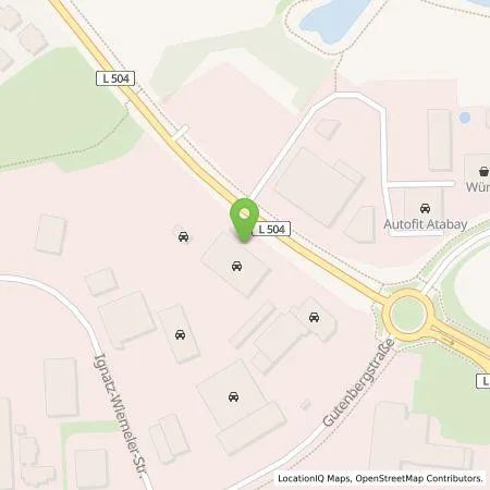 Standortübersicht der Tankstelle Autohaus Bäumer GmbH in 49479 Ibbenbüren