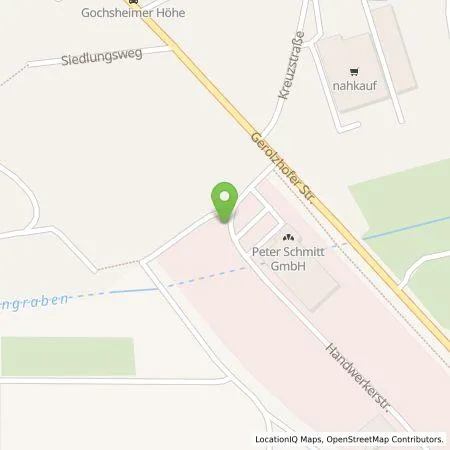 Standortübersicht der Tankstelle Cramermühle GmbH & Co. KG in 97526 Sennfeld