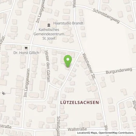 Standortübersicht der Tankstelle Frank Jörder in 69469 Weinheim