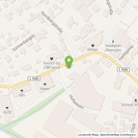 Standortübersicht der Tankstelle Schlosskellerei Affaltrach Dr. R. Baumann KG in 74182 Obersulm