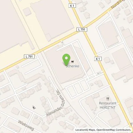 Standortübersicht der Tankstelle Schenke Delikatessen GmbH & CO. KG in 33378 Rheda-Wiedenbrück