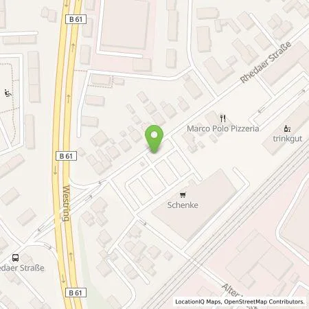 Standortübersicht der Tankstelle Schenke Delikatessen GmbH & CO. KG in 33330 Gütersloh