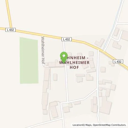 Standortübersicht der Tankstelle Tomach Holding GmbH in 55278 Hahnheim