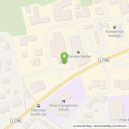 Standortübersicht der Tankstelle B. Widmann GmbH & Co. KG in 73527 Schwäbisch Gmünd