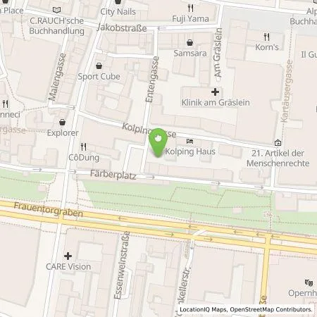 Standortübersicht der Tankstelle BFI - Bildung gGmbH in 90402 Nürnberg