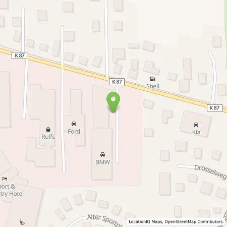 Standortübersicht der Tankstelle B&K GmbH (Osnabrück) in 21423 Winsen/Luhe