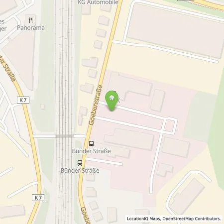 Standortübersicht der Tankstelle B&K GmbH (Osnabrück) in 32051 Herford