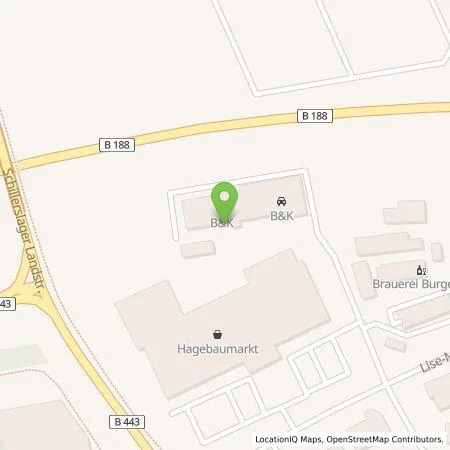 Standortübersicht der Tankstelle B&K GmbH (Osnabrück) in 31303 Burgdorf