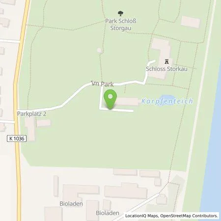 Standortübersicht der Tankstelle Hotel-Betriebgesellschaft Schloss Storkau mbH in 39590 Tangermünde OT Storkau