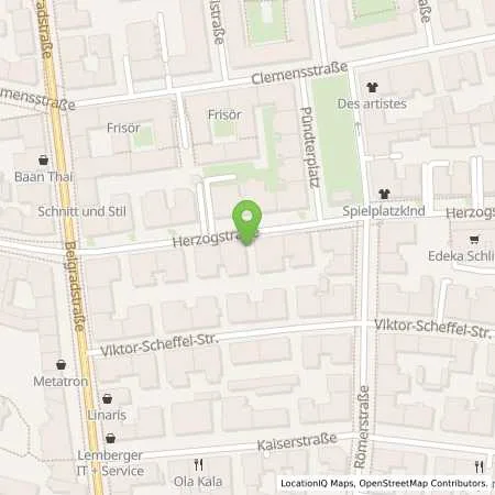 Standortübersicht der Tankstelle SWM Versorgungs GmbH in 80803 München