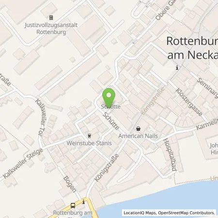 Standortübersicht der Tankstelle Stadtwerke Rottenburg am Neckar GmbH in 72108 Rottenburg am Neckar