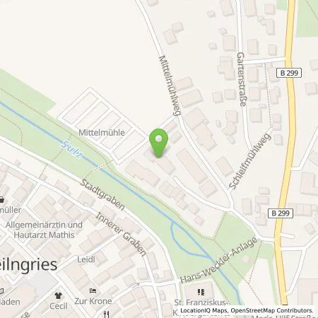 Standortübersicht der Tankstelle Josef Geyer e-mobil GmbH & Co. KG in 92339 Beilngries