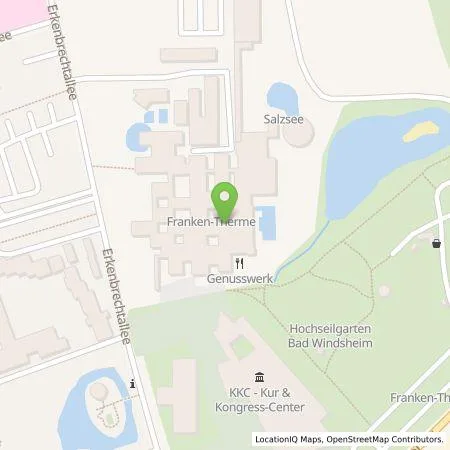 Standortübersicht der Tankstelle Franken-Therme Bad Windsheim GmbOl in 91463 Bad Windsheim