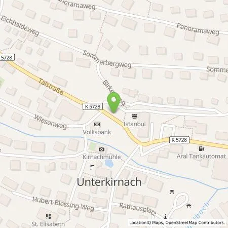 Standortübersicht der Tankstelle EGT Energie GmbH in 78089 Unterkirnach