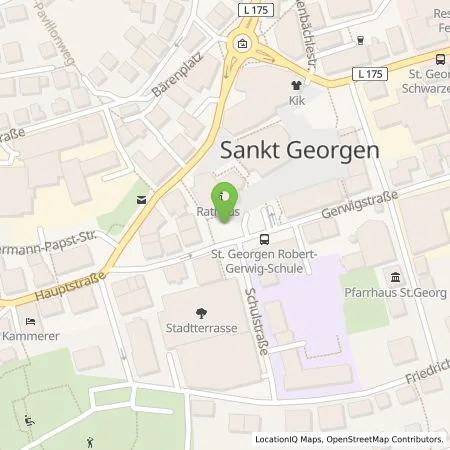 Standortübersicht der Tankstelle EGT Energie GmbH in 78112 St. Georgen