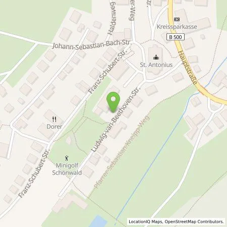 Standortübersicht der Tankstelle EGT Energie GmbH in 78141 Schönwald