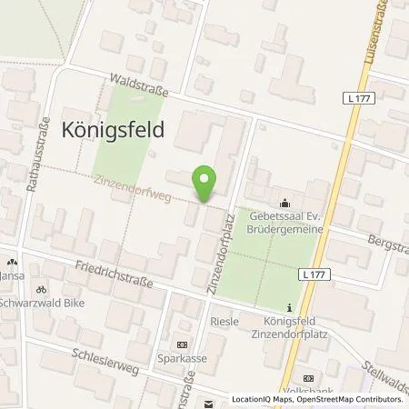 Standortübersicht der Tankstelle EGT Energie GmbH in 78126 Königsfeld