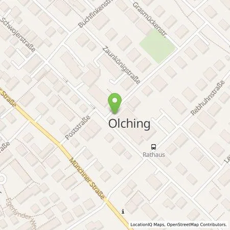 Standortübersicht der Tankstelle Stadtwerke Olching GmbH in 82140 Olching
