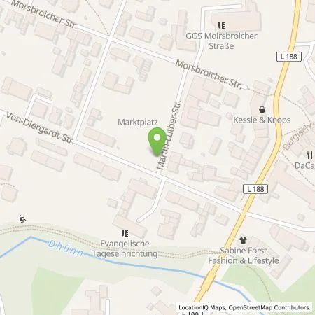 Standortübersicht der Tankstelle Energieversorgung Leverkusen GmbH & CO.KG in 51375 Leverkusen