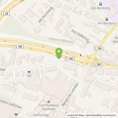 Standortübersicht der Tankstelle Energieversorgung Leverkusen GmbH & CO.KG in 51375 Leverkusen