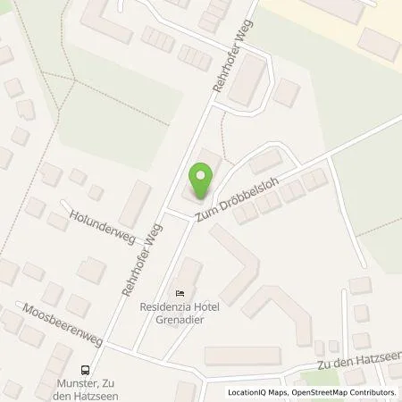 Standortübersicht der Tankstelle HeideGeo GmbH & Co. KG in 29633 Munster