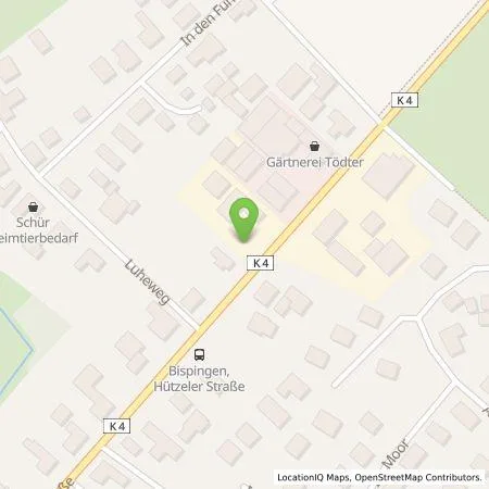 Standortübersicht der Tankstelle HeideGeo GmbH & Co. KG in 29646 Bispingen