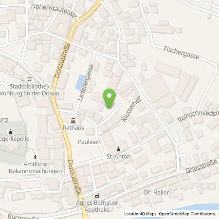 Standortübersicht der Tankstelle Kommunalunternehmen Stadtwerke Pfaffenhofen a. d. Ilm in 85088 Vohburg