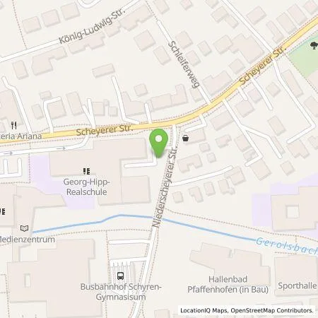 Standortübersicht der Tankstelle Kommunalunternehmen Stadtwerke Pfaffenhofen a. d. Ilm in 85276 Pfaffenhofen a. d. Ilm