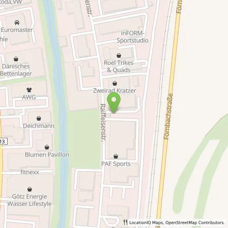 Standortübersicht der Tankstelle Kommunalunternehmen Stadtwerke Pfaffenhofen a. d. Ilm in 85276 Pfaffenhofen a. d. Ilm