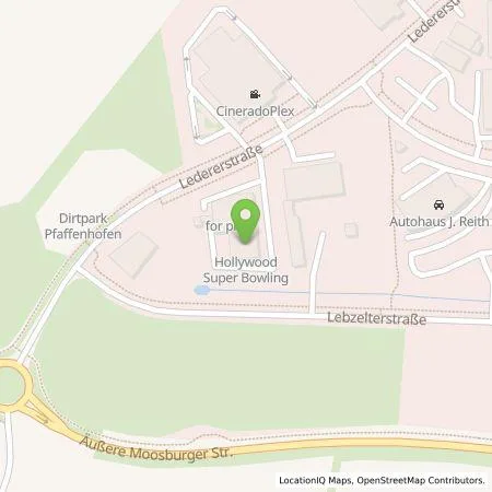 Standortübersicht der Tankstelle Kommunalunternehmen Stadtwerke Pfaffenhofen a. d. Ilm in 85276 Pfaffenhofen a. d. Ilm