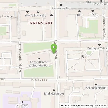 Standortübersicht der Tankstelle Neubrandenburger Wohnungsgesellschaft mbH in 17033 Neubrandenburg