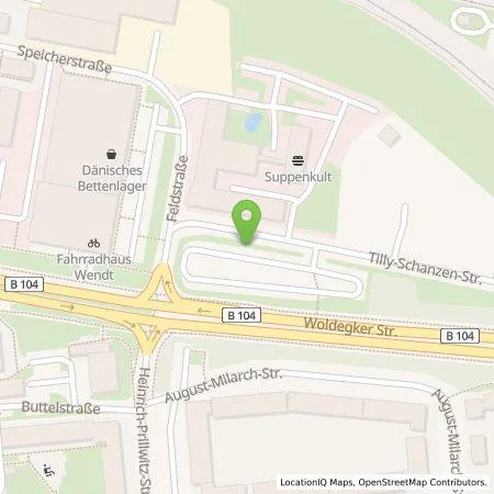 Standortübersicht der Tankstelle Neubrandenburger Wohnungsgesellschaft mbH in 17034 Neubrandenburg