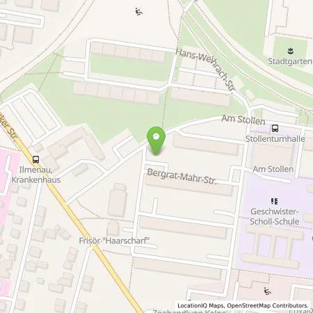 Standortübersicht der Tankstelle AreaCharge GmbH in 98693 Ilmenau