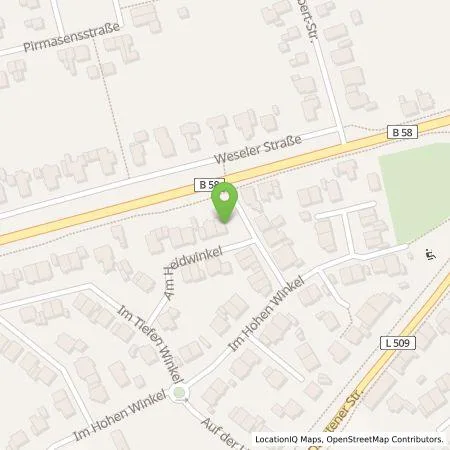 Standortübersicht der Tankstelle Nasmi Sadeci Gbr in 45721 Haltern am See