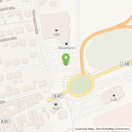 Standortübersicht der Tankstelle Pfalzwerke AG in 76870 Kandel