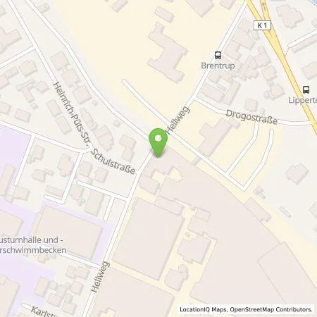 Standortübersicht der Tankstelle Walter Fritz deutsche Gesellschaft für Energieversorgung mbH in 33378 Rheda-Wiedenbrück