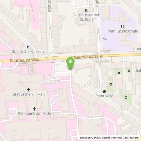 Standortübersicht der Tankstelle E.ON Drive Infrastructure GmbH in 44137 Dortmund