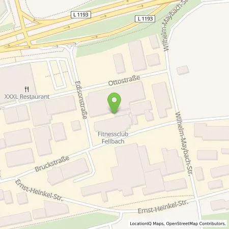 Standortübersicht der Tankstelle Jolt Energy GmbH in 70734 Fellbach