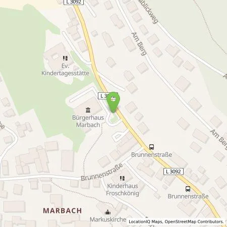 Standortübersicht der Tankstelle Erneuerbare für Marburg-Biedenkopf GmbH & Co. KG in 35037 Marburg